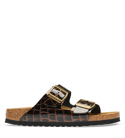 BIRKENSTOCK ARIZONA EMBOSSED CROC LEATHER Birkenstock