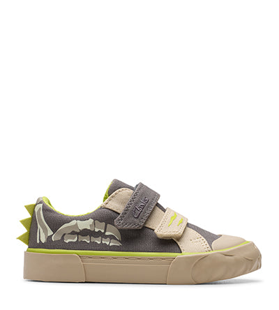CLARKS FOXING STOMP K GREY G FIT Clarks